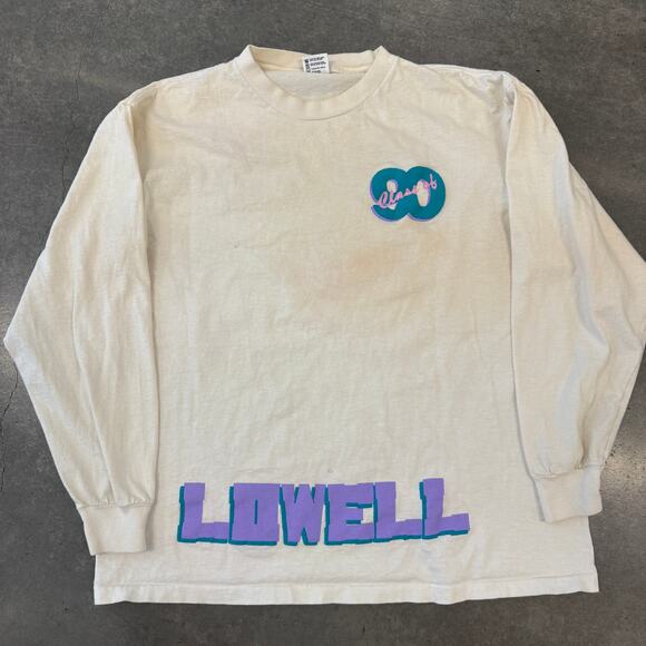 Vintage Y2k 1990 New Generation Seniors Longsleeve White Graphic Tee XL - Picture 2 of 5